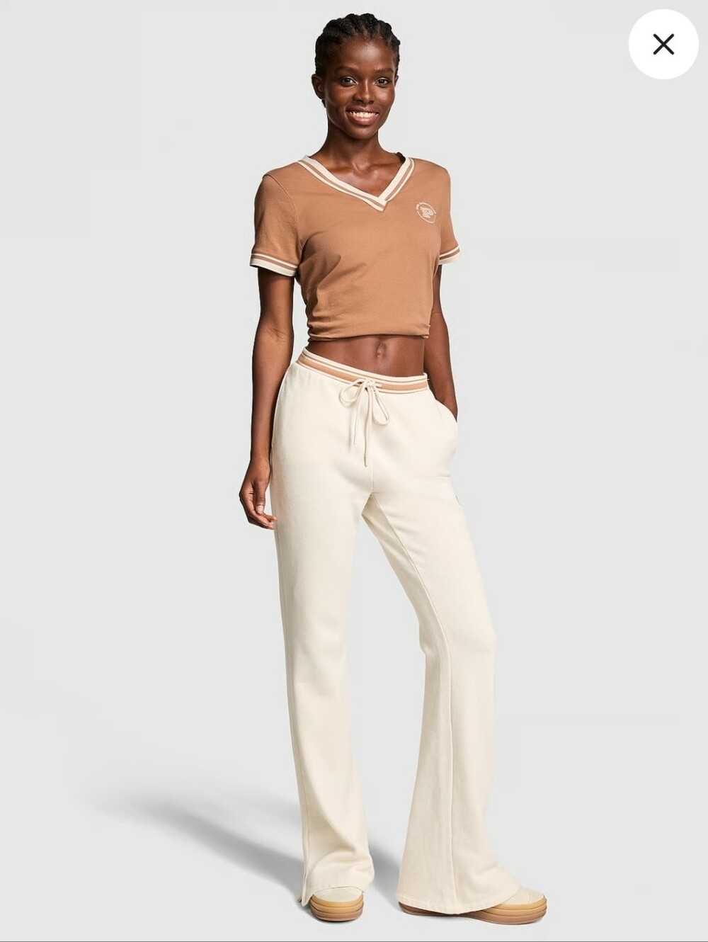 NIP Campus Fleece Split-hem Flare Pants